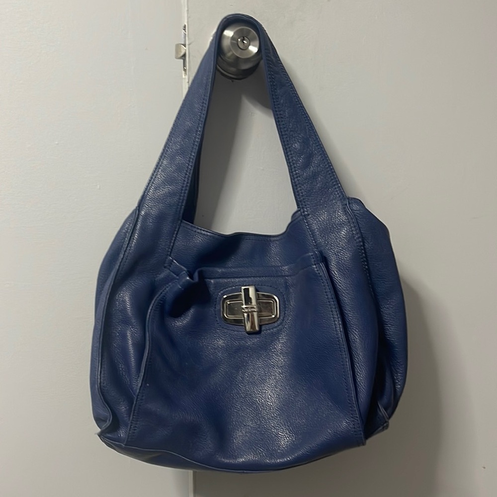 Blue B Makowsky with leopard lining